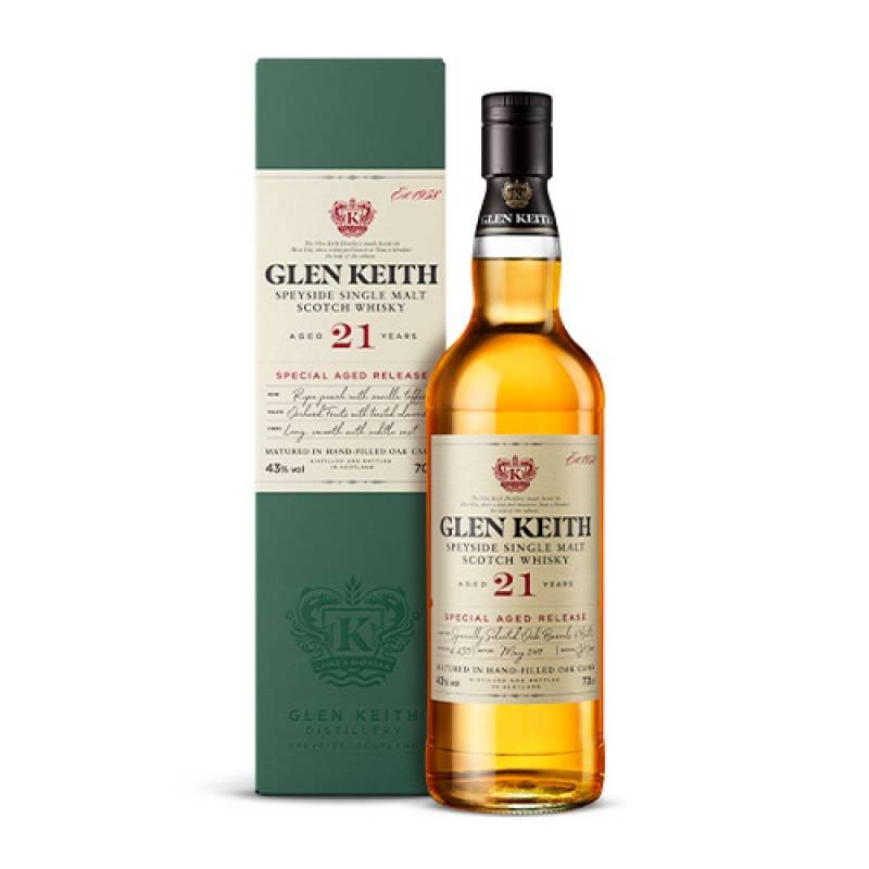 グレンキース 21年 700ml 43度 シークレット スペイサイド シングル