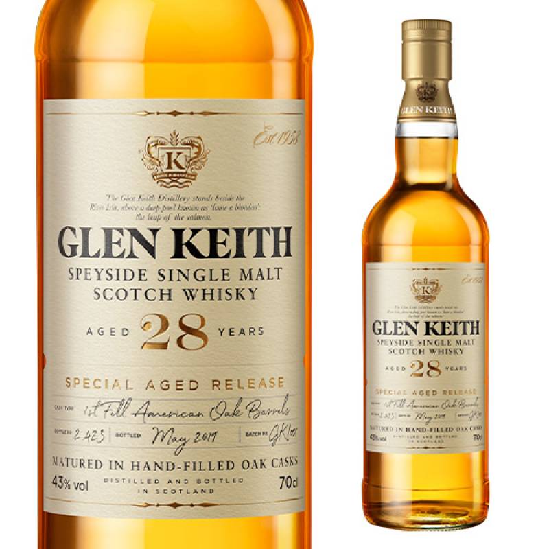 グレンキース 28年 700ml 43度 シークレット スペイサイド シングル