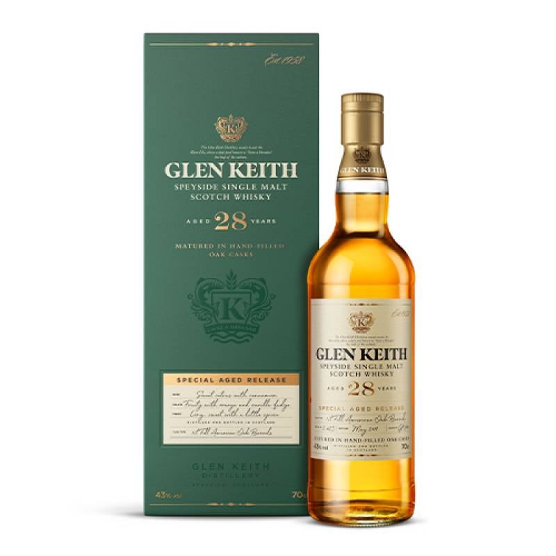 グレンキース 28年 700ml 43度 シークレット スペイサイド シングル