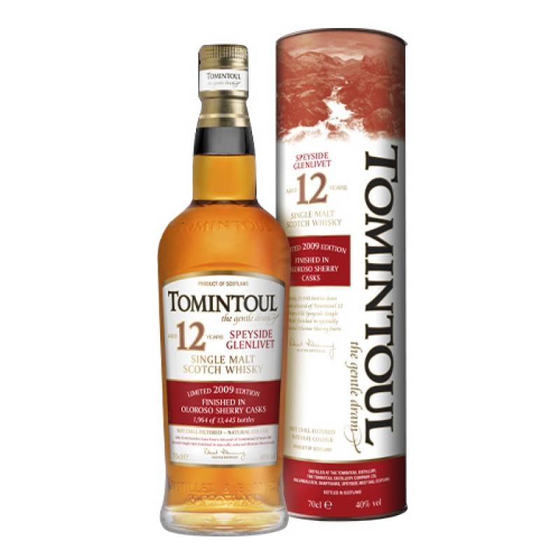 トミントール 12年 オロロソシェリーカスク 40度 700ml スペイサイド シングルモルト スコッチ ウイスキー 長S