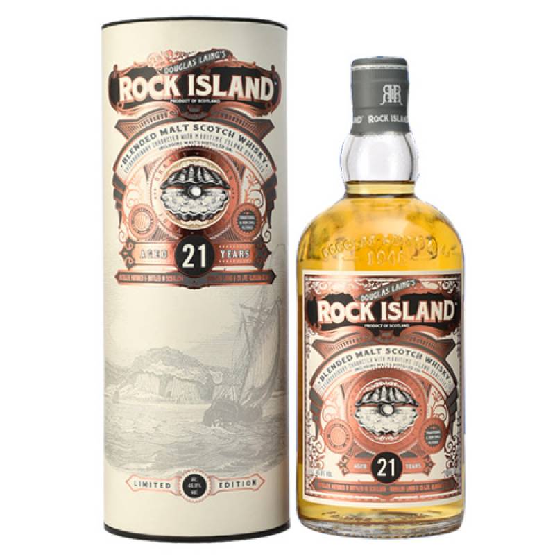 ロック アイランド 21年 46.8度 700ml スコッチ アイランズ ブレンデッドモルト ウイスキー ジュラ アラン オークニー アイラ ウィスキー 長S