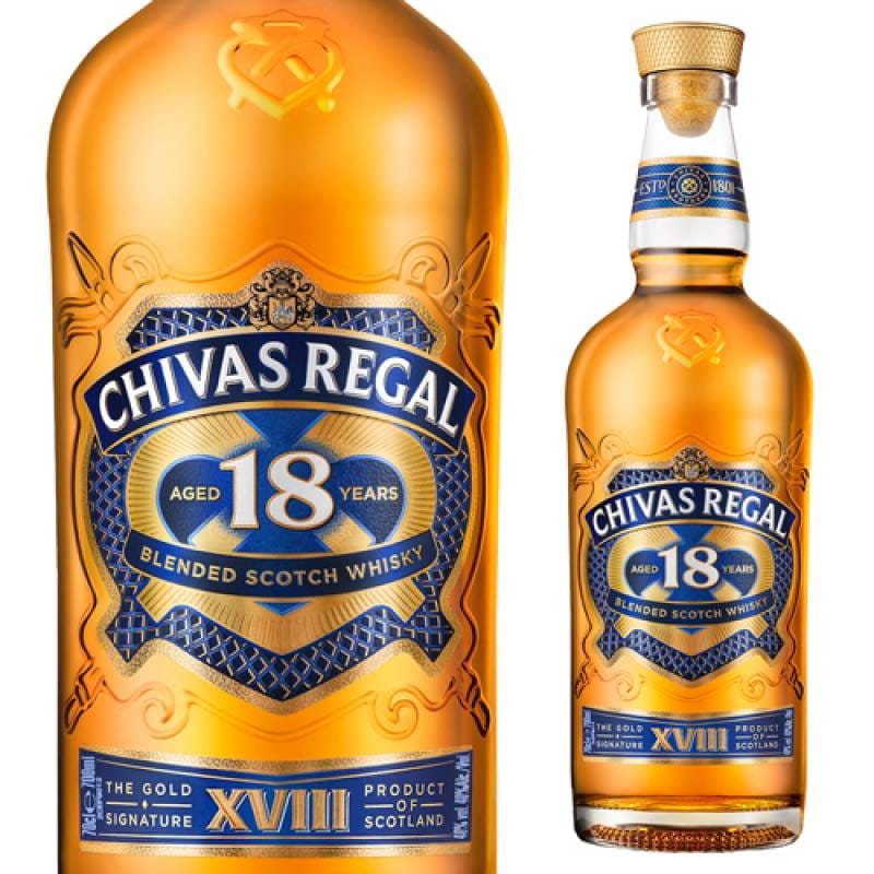 未開栓　CHIVAS REGAL　18年　ウイスキー　700ml　40%　箱付き 楽天市場】シーバスリーガル 18年 40度 正規 箱付 700ml （玉無し） 1
