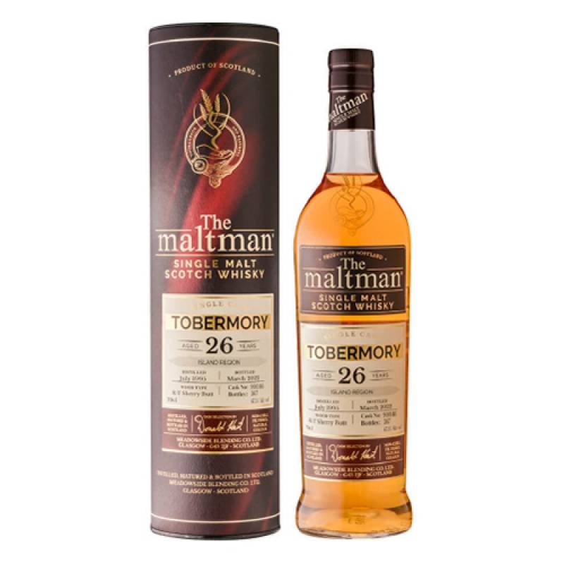 ザ モルトマン トバモリー 1995 26年 シェリーバット 700ml 47.5度