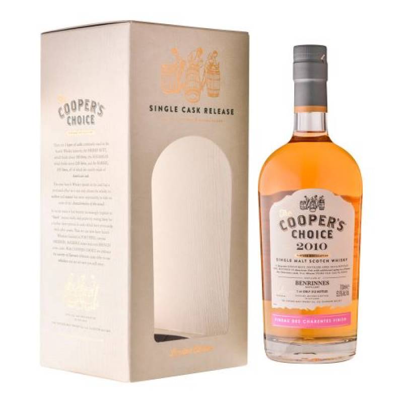 クーパーズチョイス ベンリネス 2010 ピノーデシャラントフィニッシュ 11年 53.5度 700ml  スコッチ スペイサイド シングルモルト ウイスキー 長S