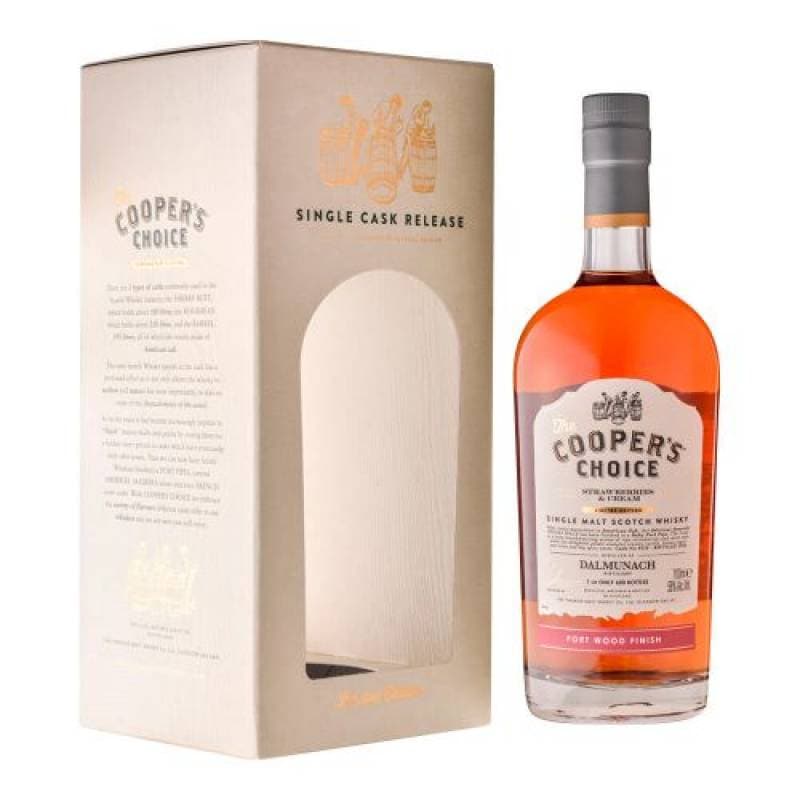クーパーズチョイス ダルムナック ストロベリー＆クリーム NAS ポートウッドフィニッシュ 58度 700ml  スコッチ スペイサイド シングルモルト ウイスキー 長S