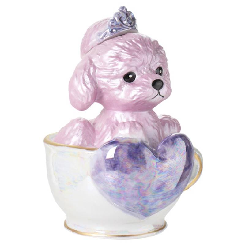 正規品 ブランデー 箱付き ティーカッププードル デキャンタ ローズ