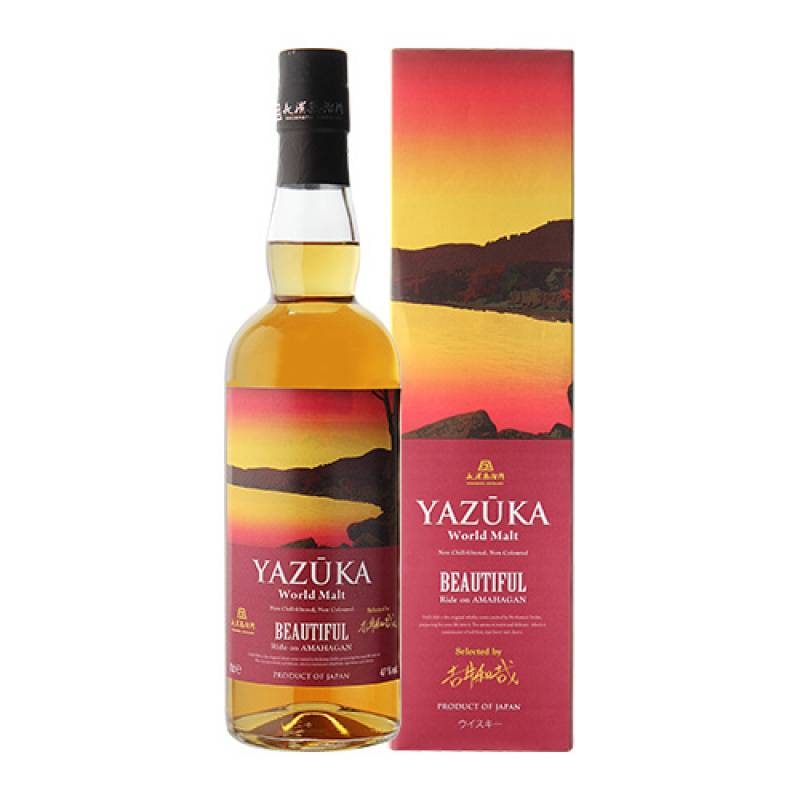 YAZUKA (ヤズーカ) ワールド モルト BEAUTIFUL Ride on AMAHAGAN Selected by 吉井和哉 700ml 47度 YAZUKA 長濱蒸溜所 アマハガン ブレンデッドモルト ウイスキー 長S