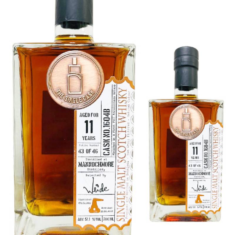 マノックモア 11年 2011 1stフィル アモンティリャード オクタブ #1604B 51.1度 700ml<br>ウイスキー スペイサイド シングルモルト 虎S