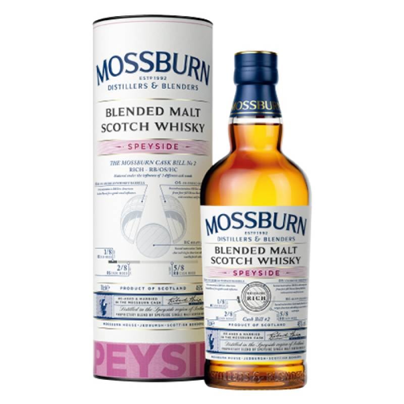 モスバーン スペイサイド ブレンデッドモルト ウイスキーCask2 700ml