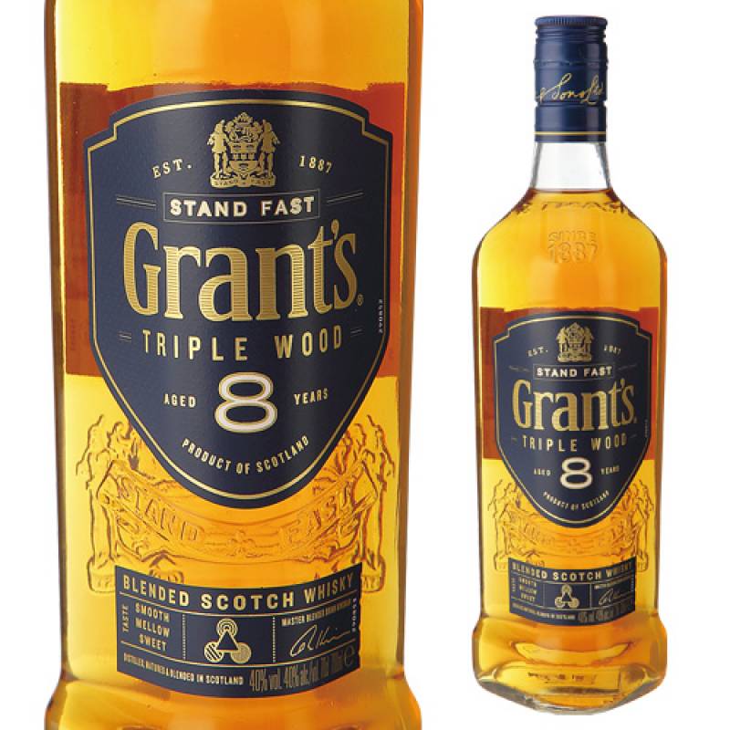 グランツ トリプルウッド 8年 700ml 40度 スコッチ ブレンデッド