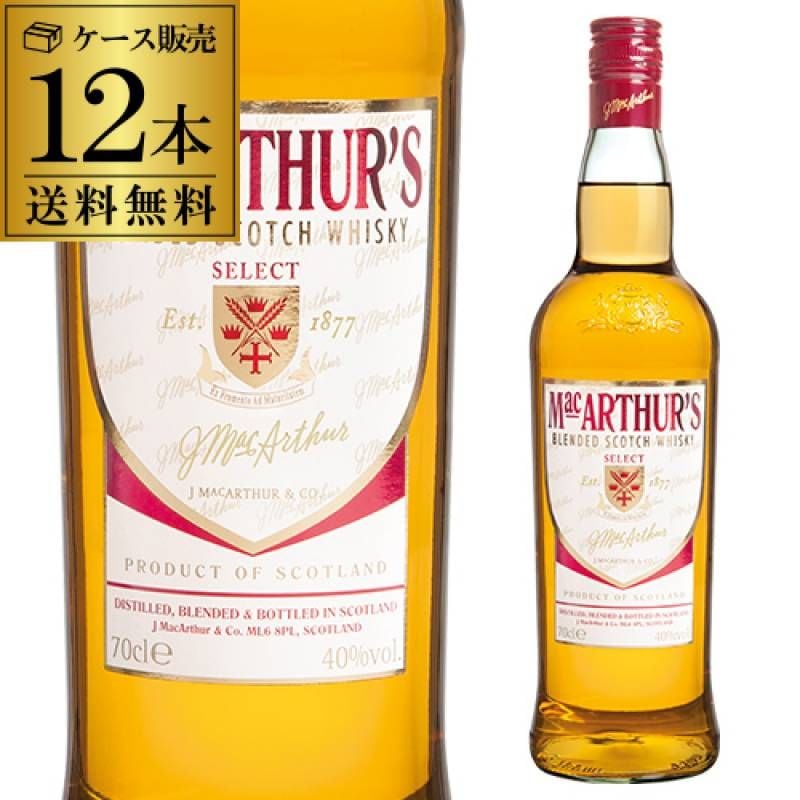 古酒　ASCOT HOUSE アスコットハウス15年 スコッチウイスキー インバーハウス マッカーサーズ 700ml 40度 正規 スコッチ ウイスキー