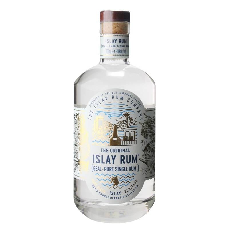 ギアル ピュアシングル ラム 700ml 45度　THE ORIGINAL ISLAY RUM GEAL PURE SHINGLE RUM スコットランド アイラ島 唯一のラム蒸溜所 アイララム蒸溜所 ポートエレン ホワイトラム 長S