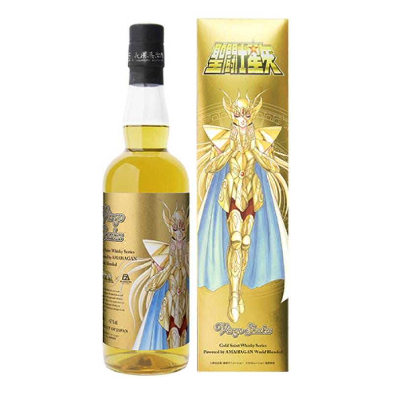 お一人様1本限り　聖闘士星矢 ゴールドセイント ウイスキーシリーズ Powered by AMAHAGAN バルゴ シャカ 700ml 47度 乙女座 おとめ座 長濱蒸溜所 ブレンデッド ウイスキー ジャパニーズ 日本 アマハガン 長S