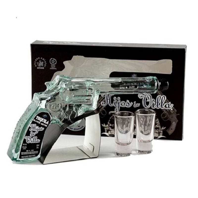 イホス デ ビジャ リボルバーボトル 200ml 40度 テキーラ 飾りボトル
