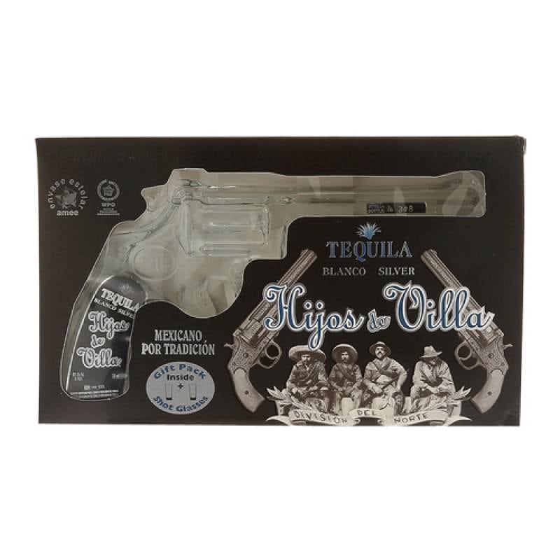 イホス デ ビジャ リボルバーボトル 200ml 40度 テキーラ 飾りボトル