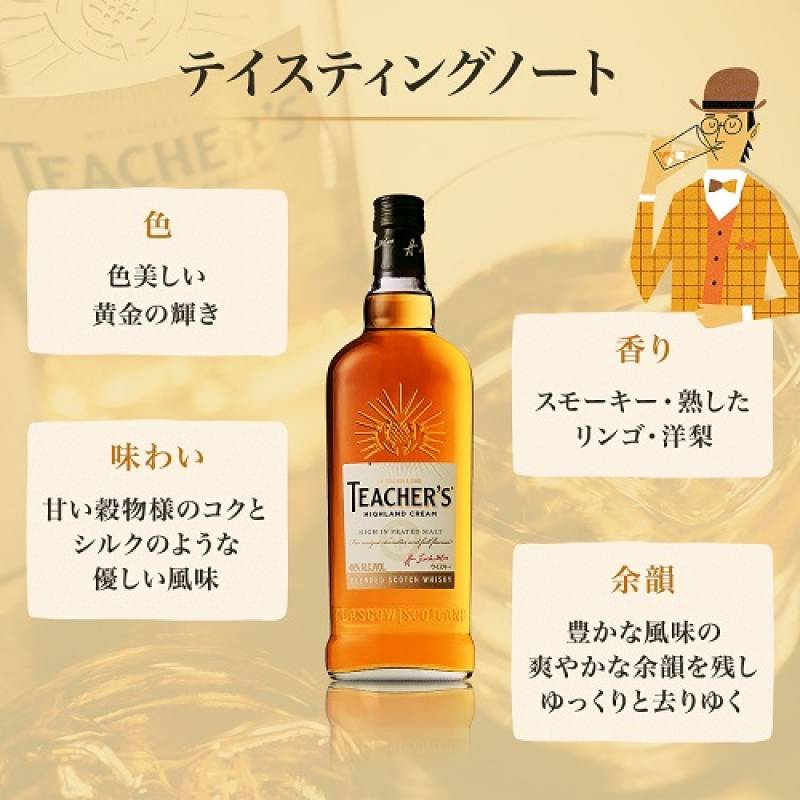 送料無料】 ティーチャーズ 40度 4000ml 4本 ケース販売 スコッチ
