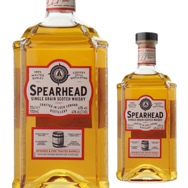 スピアヘッド 700ml 43度 スコッチ ハイランド シングルグレーン