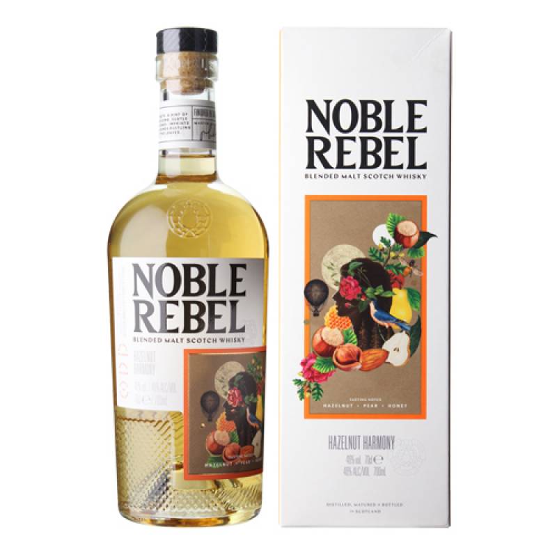 送料無料 ノーブルレブル ヘーゼルナッツハーモニー 700ml 46度