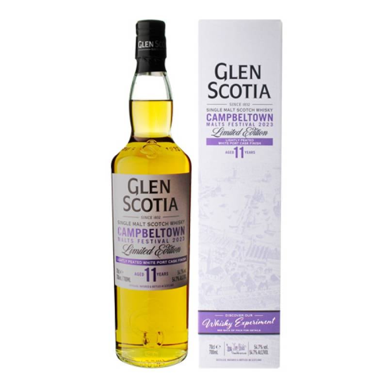 グレンスコシア 11年 フェスティバル エディション 2023 ライトリーピーテッド ホワイトポートカスク フィニッシュ 700ml 54.7度 スコッチ キャンベルタウン ウイスキー シングルモルト  カンベルタウン ウィスキー whisky 長S