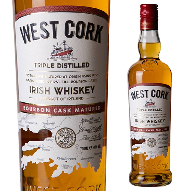 ウエストコーク バーボンカスク 40度 700ml アイリッシュ ウイスキー
