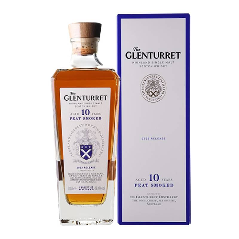 ザ グレンタレット10年 ピートスモークド 2023リリース 700ml 48.4度