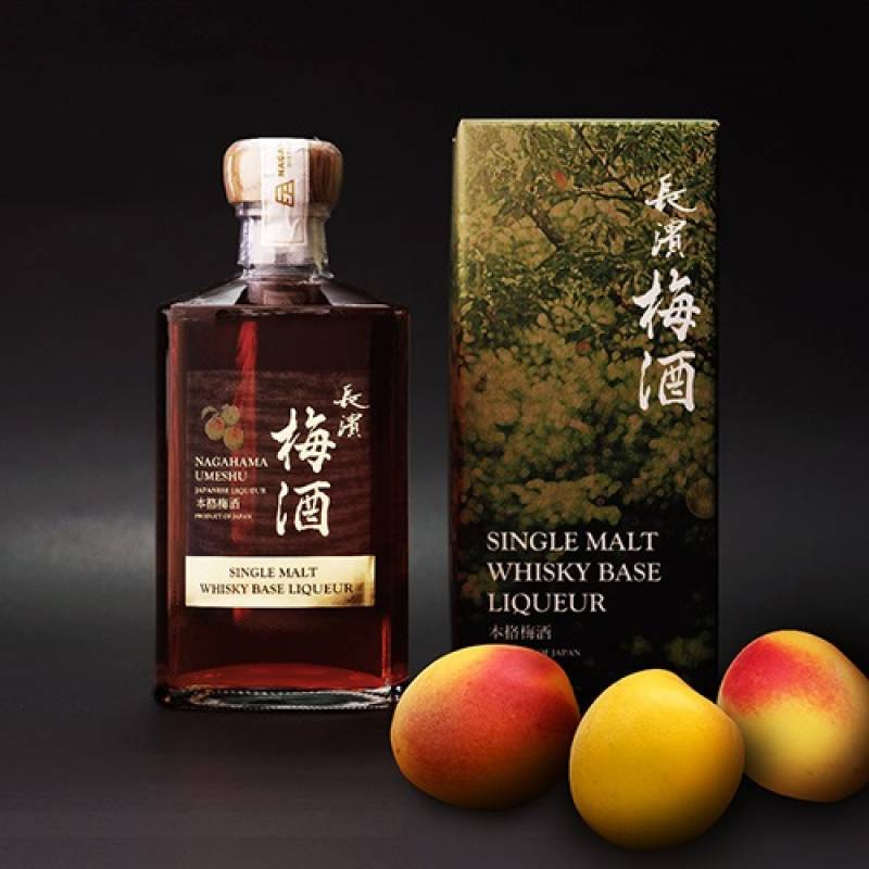 お一人様2本限り　長濱 梅酒 SINGLE MALT WHISKY BASE LIQUEUR 500ml 19度 梅酒 シングルモルト ウイスキー ベース リキュール 長濱蒸溜所 チョーヤ CHOYA　限定 長濱 虎S