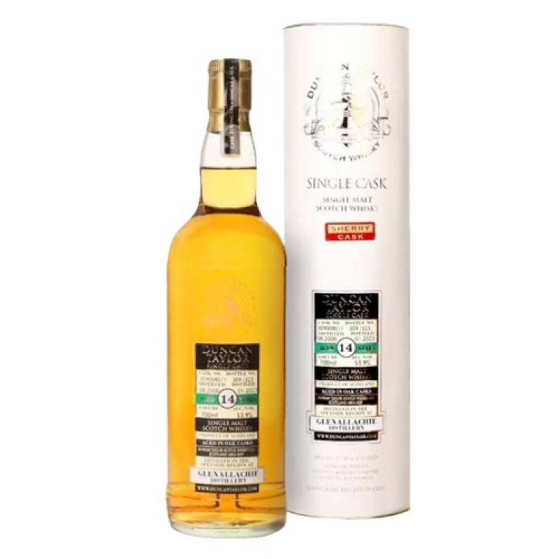 ダンカンテイラー グレンアラヒー 14年 2008 シェリーカスク 53.9度 700ml　スコッチ スペイサイド シングルモルト ウイスキー 長S