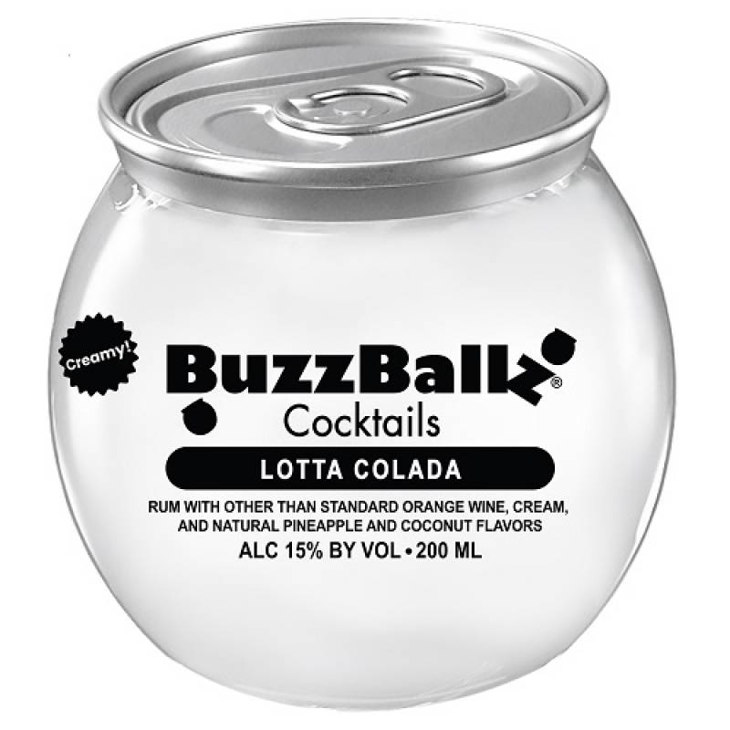 バズボールズ ロッタコラーダ 200ml15度 新感覚カクテル RTD BuzzBallz 