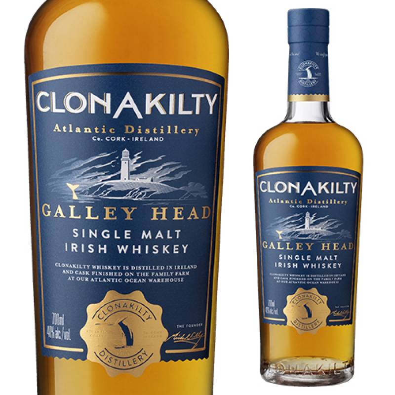 クロナキルティ ギャレーヘッド シングルモルト 40度 700ml　アイリッシュ シングルモルトウイスキー クロナキルティ蒸溜所 アイルランド 長S