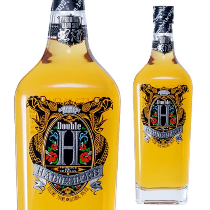 ハーブ系リキュール ダブルH ハブ＆ハーブ 30度 750ml　沖縄 泡盛 リキュール ハブ ハーブ 13種類　キャバクラ ニュークラブ クラブ ラウンジ スナック コンカフェ ホストクラブ ナイト ボーイズバー ガールズバー バー 長S