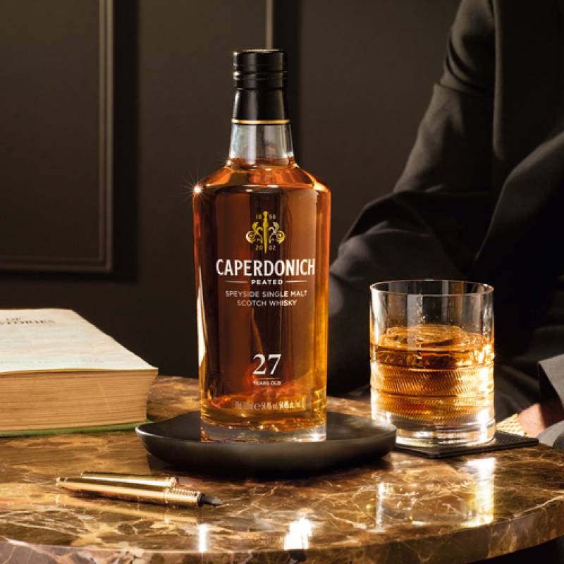 キャパドニック ピーテッド 27年 700ml 54.4度 シークレット スペイ