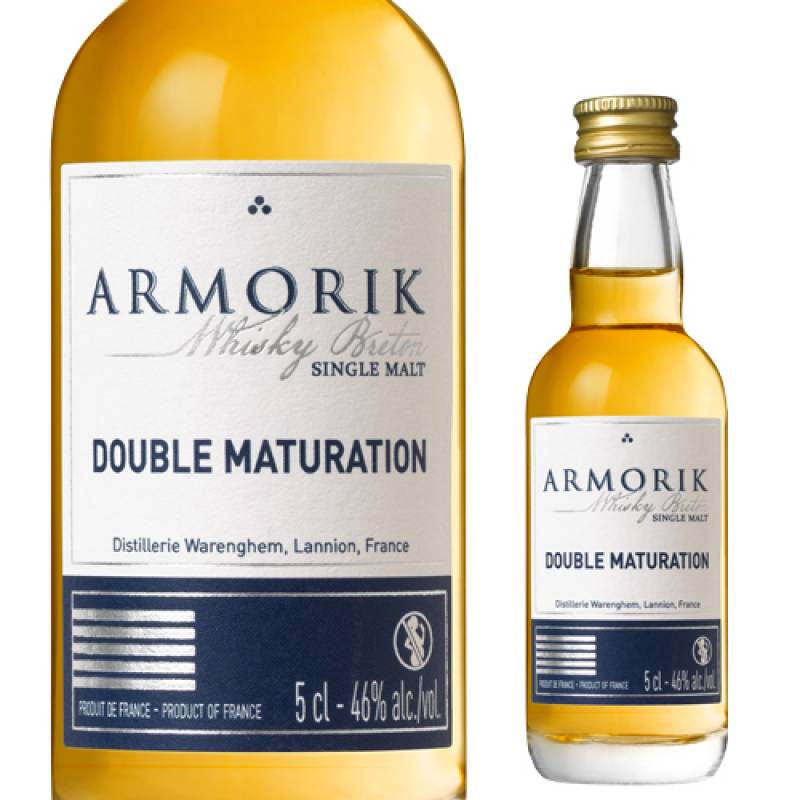 アルマモリックダブルマチュレーションフレンチシングルモルト アルモリック ダブルマチュレーション 46度 50ml スコッチ ウイスキー