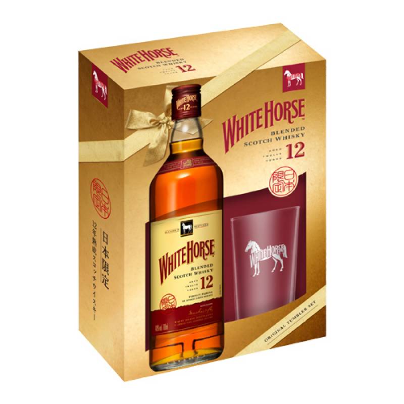 ホワイトホース 12年 グラス付き 40度 700ml ウイスキー スコッチ
