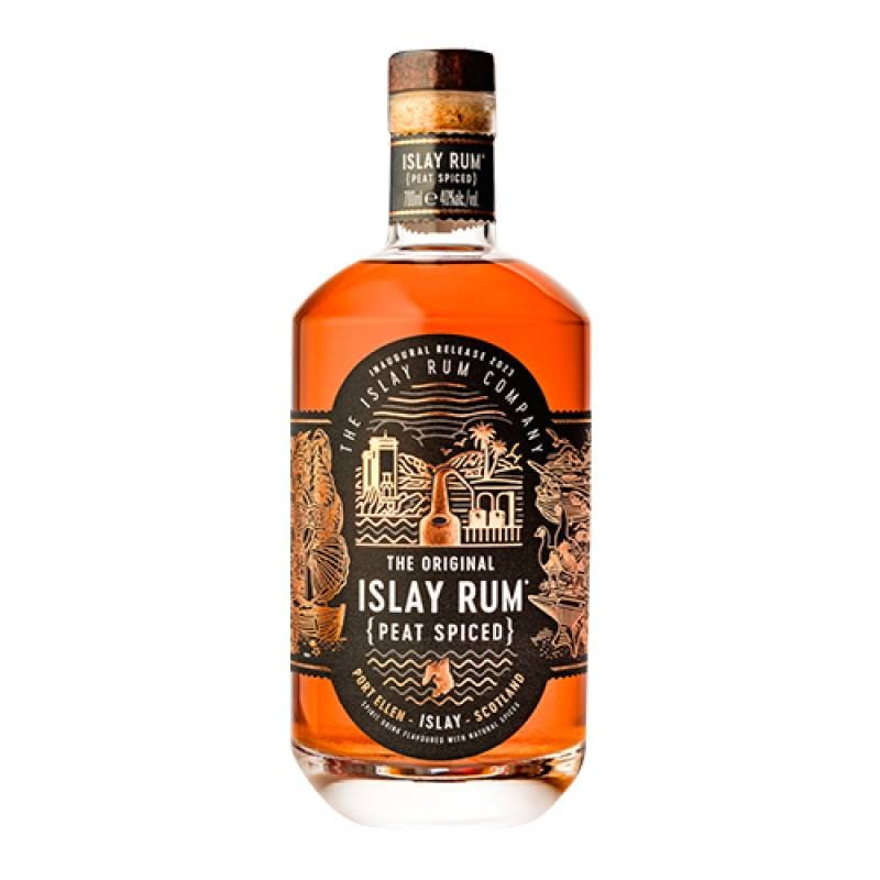 アイララム ピートスパイスド 700ml 40度<br>THE ORIGINAL ISLAY RUM PEAT SPICED スコットランド アイラ島 唯一のラム蒸溜所 アイララム蒸溜所 ポートエレン ラム 長S