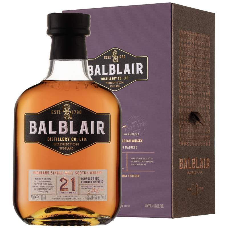 バルブレア 21年 46度 700ml スコッチ ハイランド シングルモルト