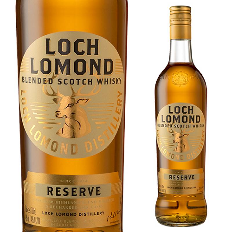 ロッホローモンド リザーブ シングル ブレンデッド ウイスキー 40度 700ml スコッチ ウイスキー loch lomond scotch whisky 正規品<br>モルト100％ ハイランド ウイスキー 長S