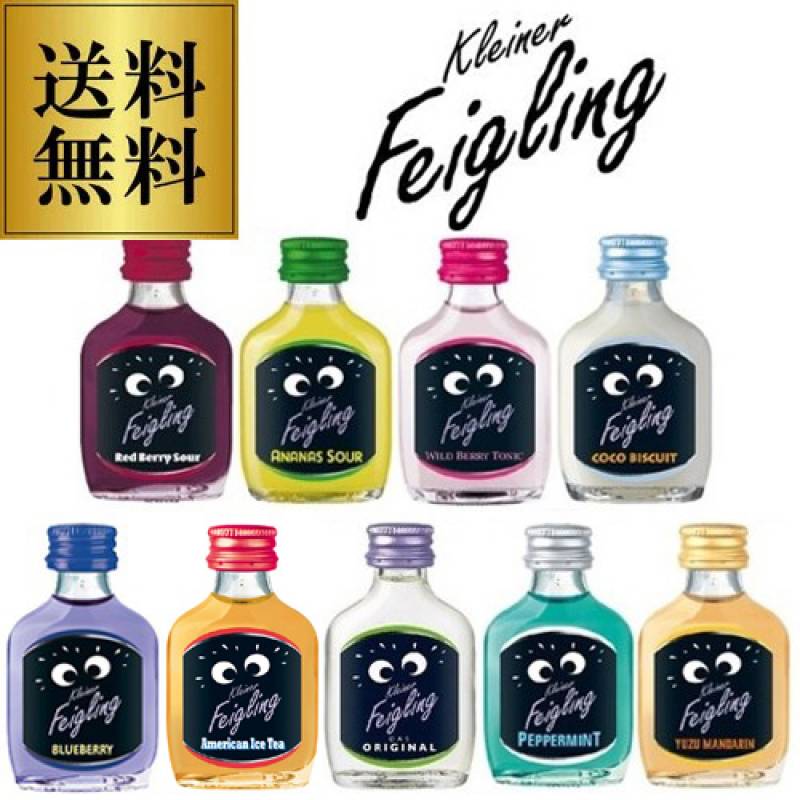 送料無料 クライナーファイグリング 9種類 お試し 飲み比べ セット 20ml×9本 リキュール フレーバードウォッカ ドイツ 長S
