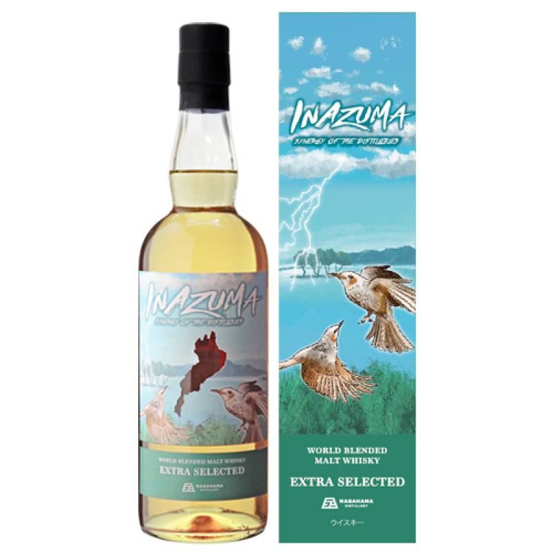 【お1人様1本限り】イナズマ ワールドブレンデッドモルト エクストラセレクテッド 700ml 47度 長濱蒸溜所 ブレンデッドモルト ウイスキー 長S