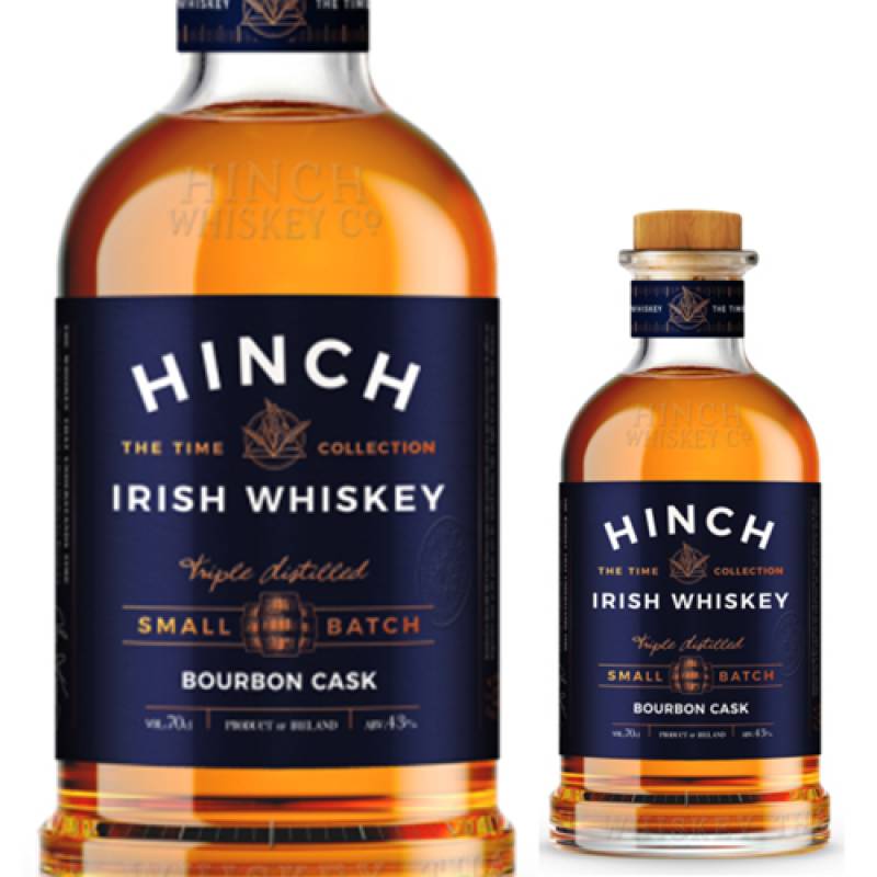 ヒンチ スモールバッチ バーボンカスク 43度 700ml<br>アイルランド アイリッシュ ブレンデッド ウイスキー 長S