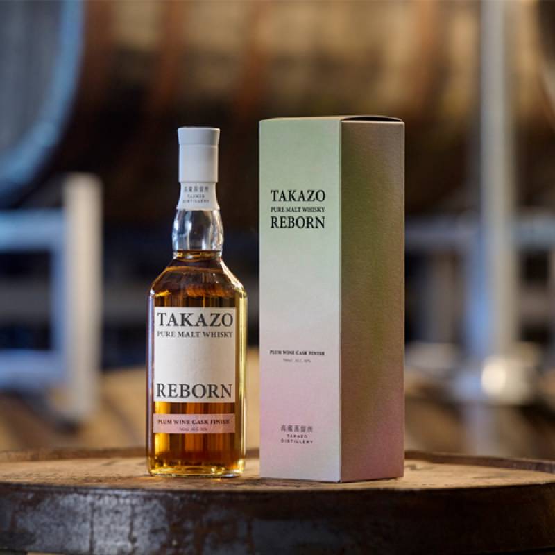 TAKAZO ピュアモルト プラムワイン カスクフィニッシュ 46度 700ml<br>高藏 ブレンデッドモルト ウイスキー 梅酒樽 高藏蒸留所 日本 長S
