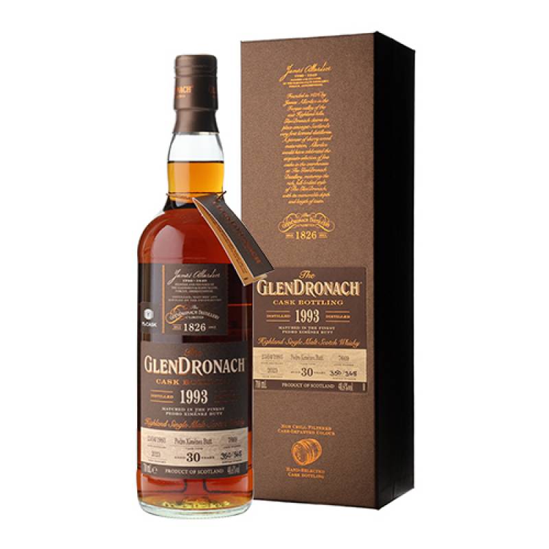 グレンドロナック1993 30年 ペドロ・ヒメネス シェリーバット Y's