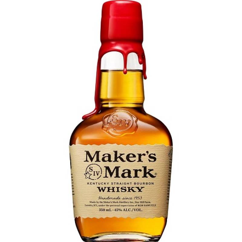メーカーズマーク 正規 45度 350ml ハーフサイズ バーボン ウイスキー アメリカン Maker's Mark bourbon whisky 長S