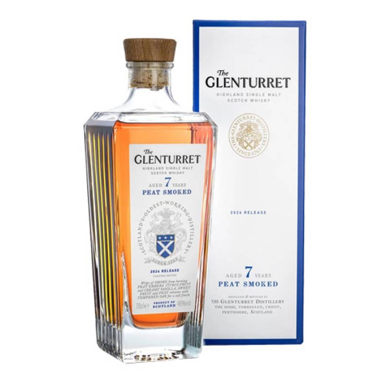 グレンブレトン レア カナディアン シングルモルト ウイスキー 750ml ザ グレンタレット 7年 ピートスモークド 2024リリース 700ml 42度