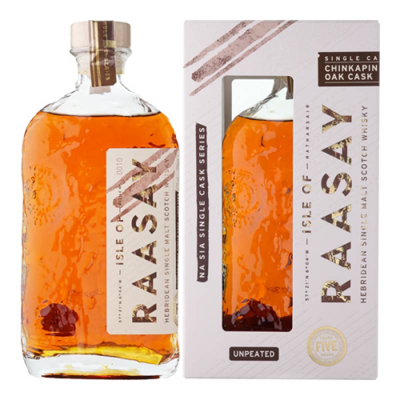 アイル オブ ラッセイ NA SIA シングルカスク チンカピンオーク 5年 アンピーテッド 700ml 62度 ウイスキー アイランズ シングルモルト 長S