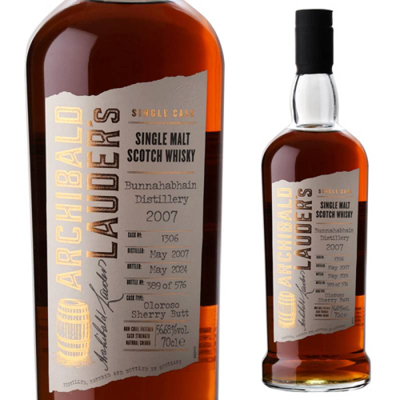 ブナハーブン 2007 シングルカスク アーチボルド ローダー 56.6度 700ml スコッチ ウイスキー シングルモルト アイラ 長S