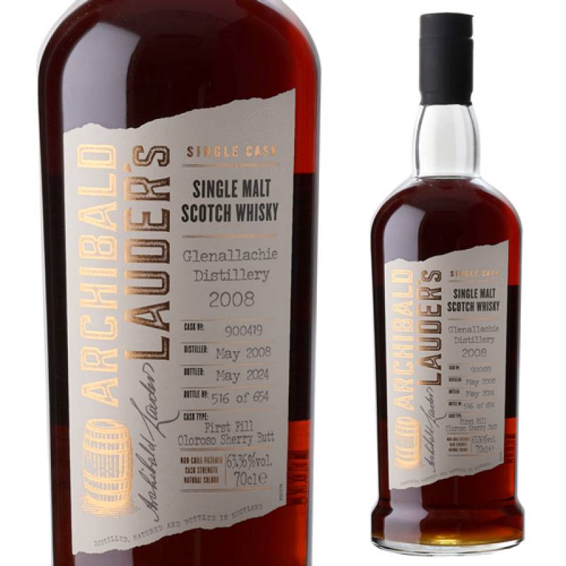 グレンアラヒー 2008 シングルカスク アーチボルド ローダー 63.4度 700ml スコッチ ウイスキー シングルモルト スペイサイド 長S