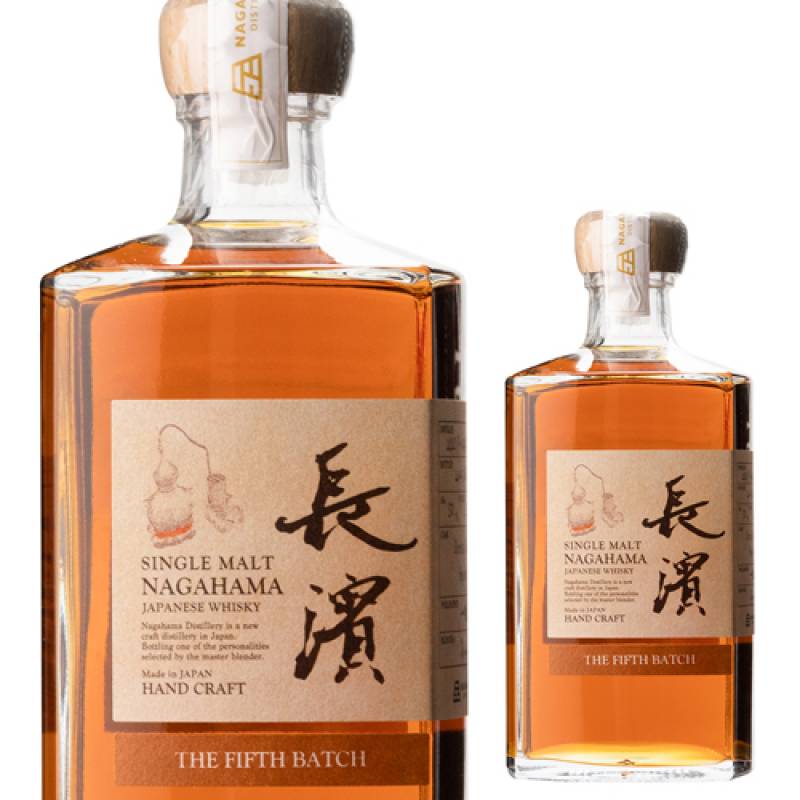 長濱 シングルモルトウイスキー THE FIFTH BATCH 長濱浪漫ビール長濱蒸溜所の自社蒸留原酒のみをヴァッティングした