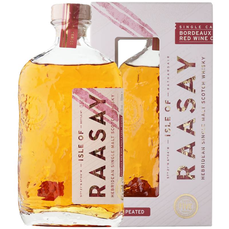 アイル オブ ラッセイ NA SIA シングルカスク ボルドー レッド ワイン 5年 ピーテッド 700ml 59.9度 ウイスキー アイランズ シングルモルト 長S