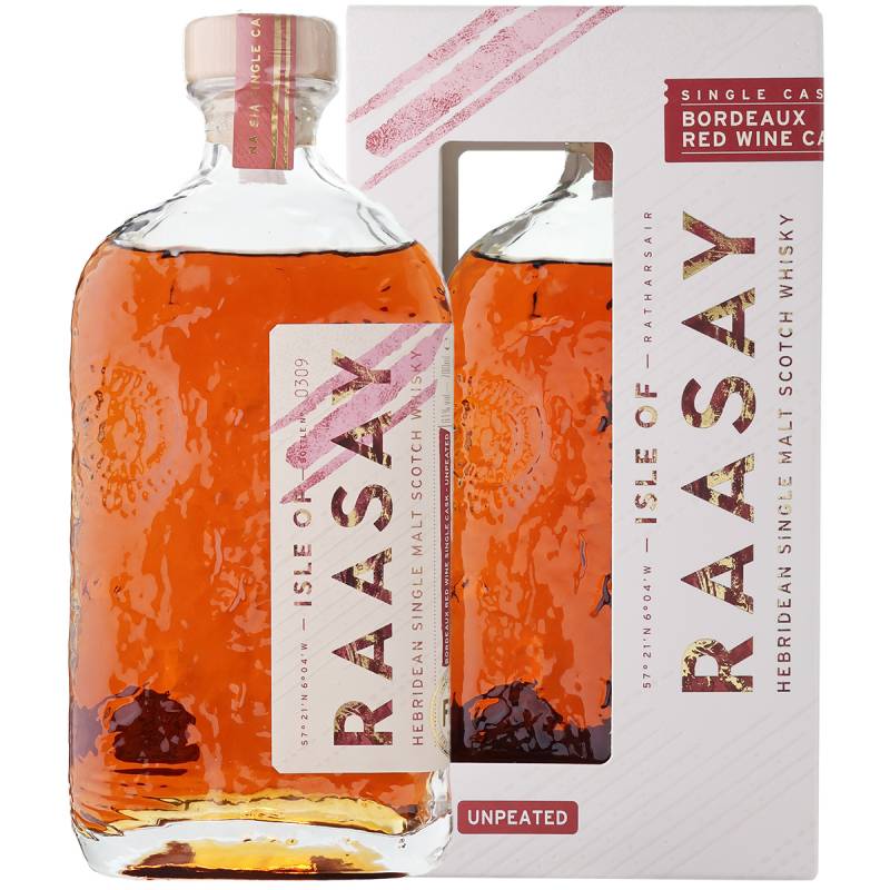 アイル オブ ラッセイ NA SIA シングルカスク ボルドー レッド ワイン 5年 アンピーテッド 700ml 60.4度 ウイスキー アイランズ シングルモルト 長S