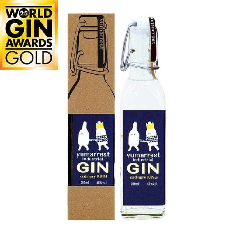 ヤマレスト オーディナリー KING ジン 200ml 45度 ワールドジンアワード 2025 金賞 yumarrest industrial GIN ordinary Motoki蒸研株式会社 ミニサイズ 京都 国産 クラフトジン 長S